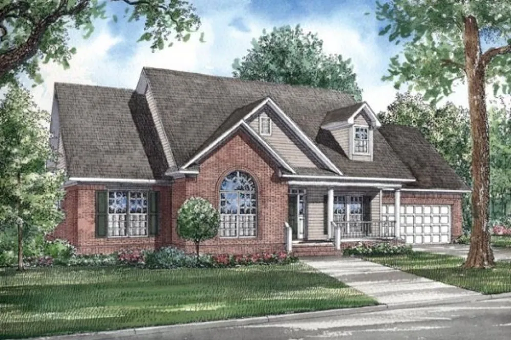 Full Rendering for House Plan #317430