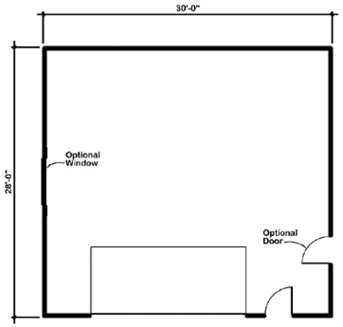 Main Floor Plan for House Plan #187160