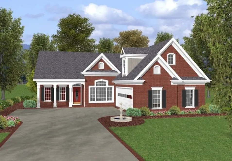 Full Rendering for House Plan #278181