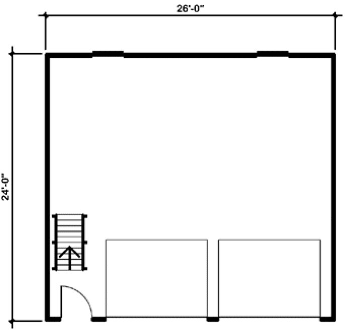 Main Floor Plan for House Plan #188106