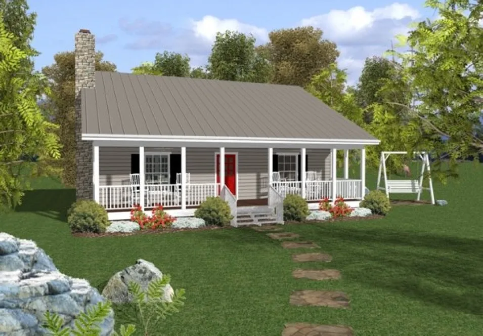 Full Rendering for House Plan #275090