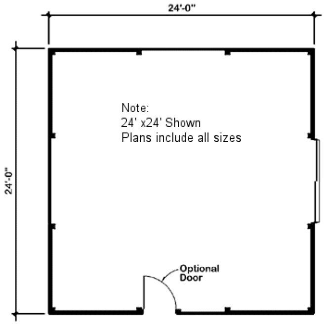 Main Floor Plan for House Plan #189106