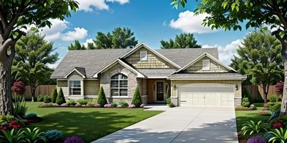 Full Rendering for House Plan #354121