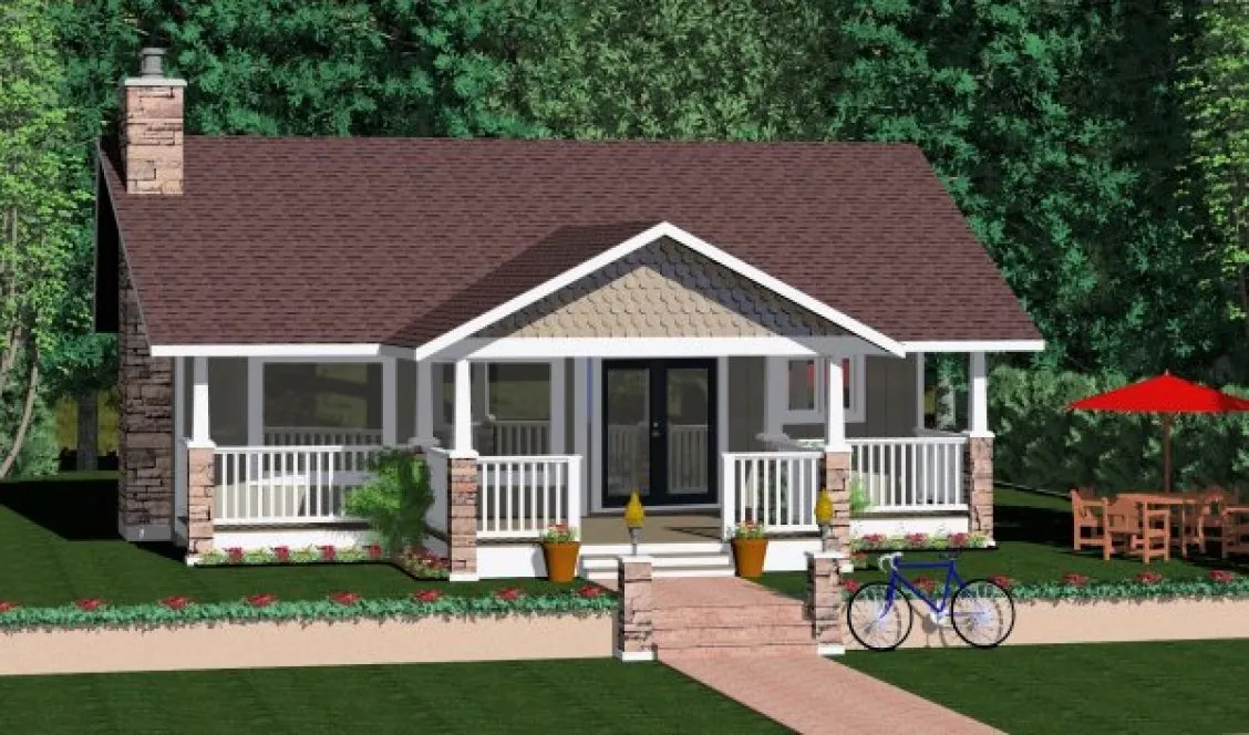 ExteriorPhoto for House Plan #201590