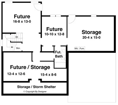 Basement Plan for House Plan #125962
