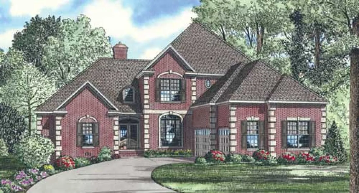 Full Rendering for House Plan #311000