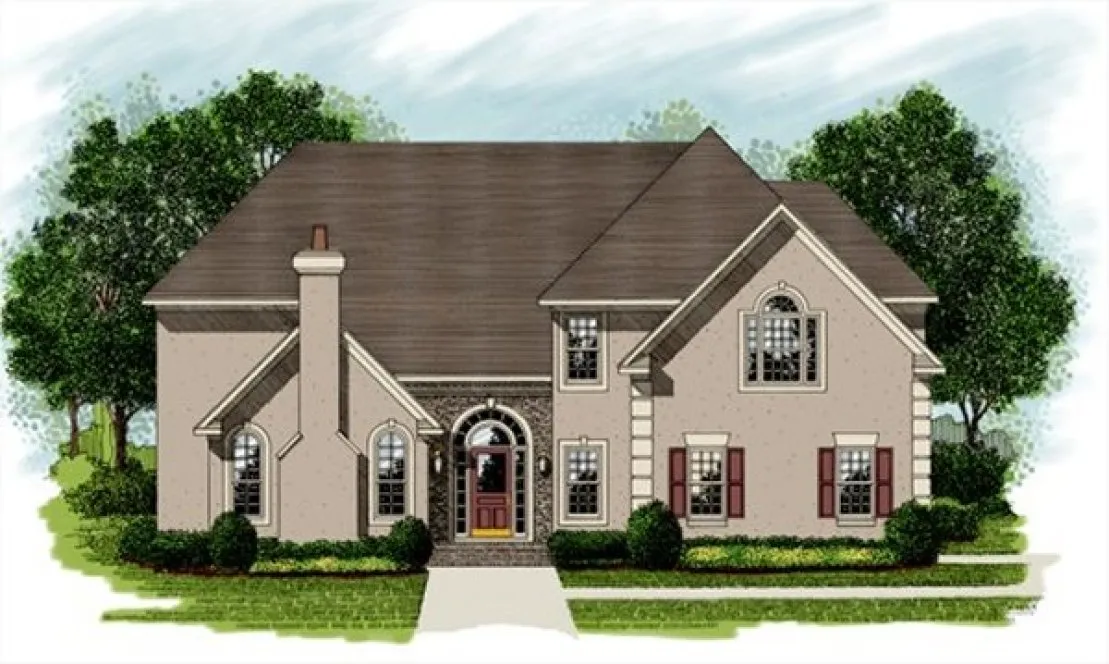 Full Rendering for House Plan #272063