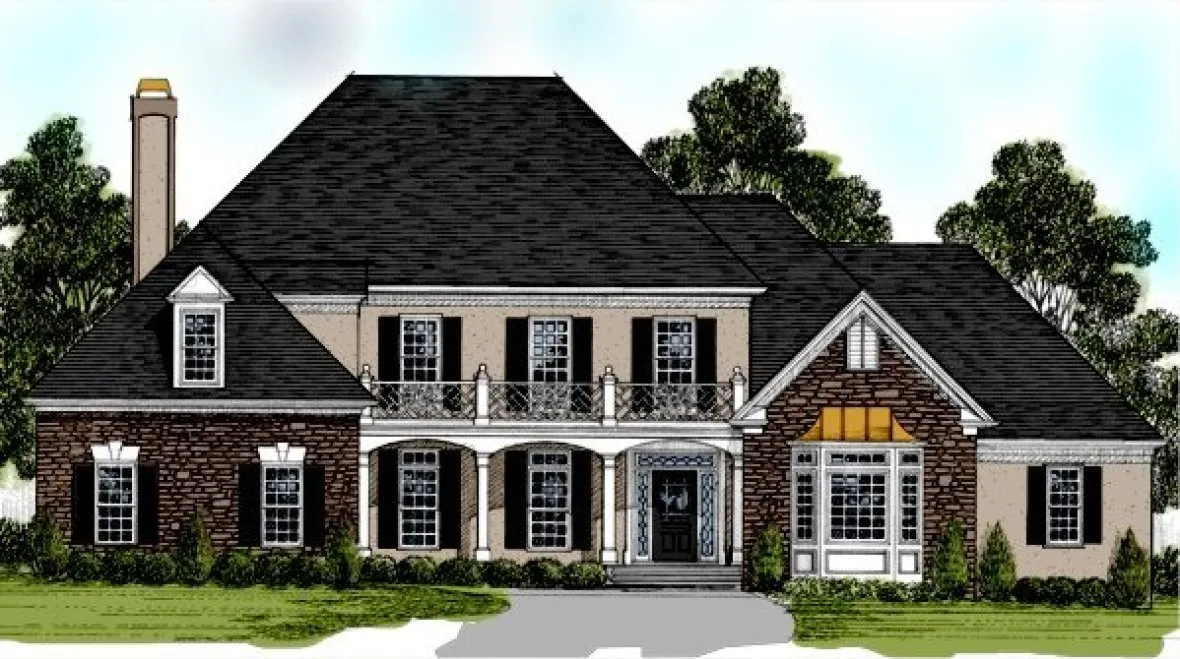 Full Rendering for House Plan #271063