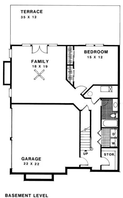 Basement Plan for House Plan #271053