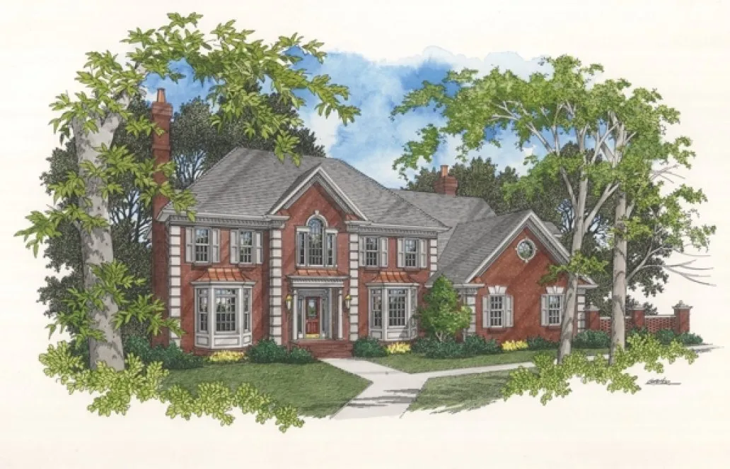 Full Rendering for House Plan #274043