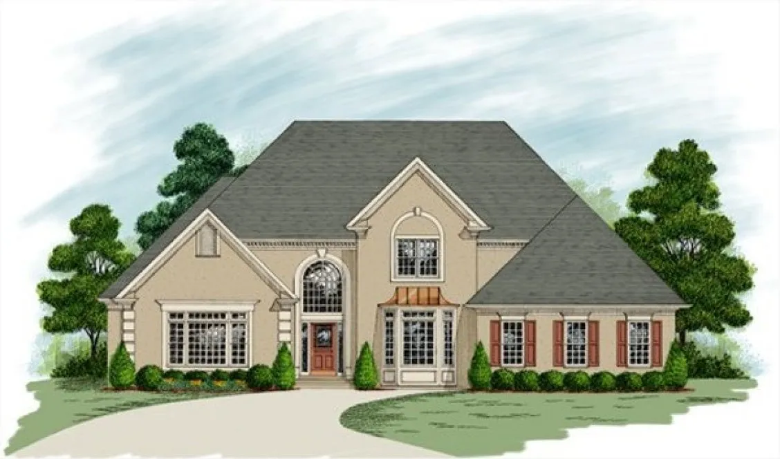 Full Rendering for House Plan #271043