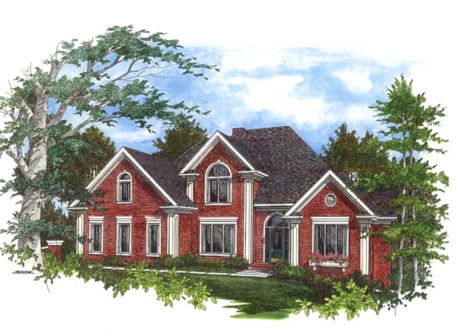 Full Rendering for House Plan #277033