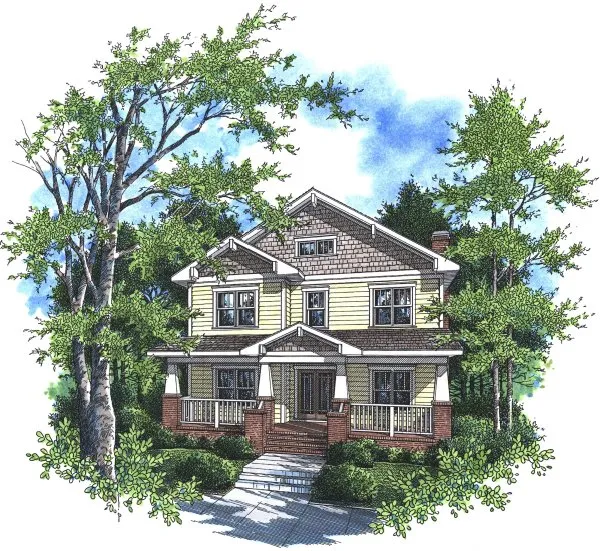 ExteriorPhoto for House Plan #129082