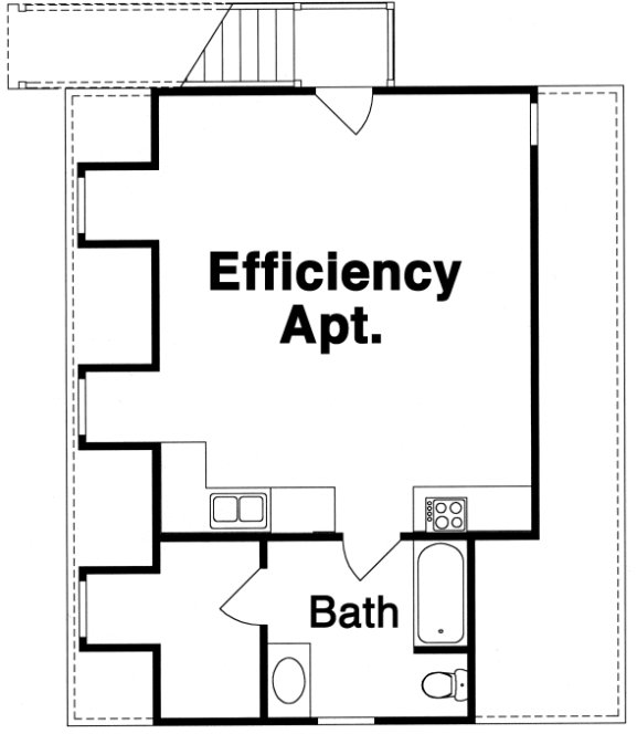 Second Floor Plan for House Plan #122010
