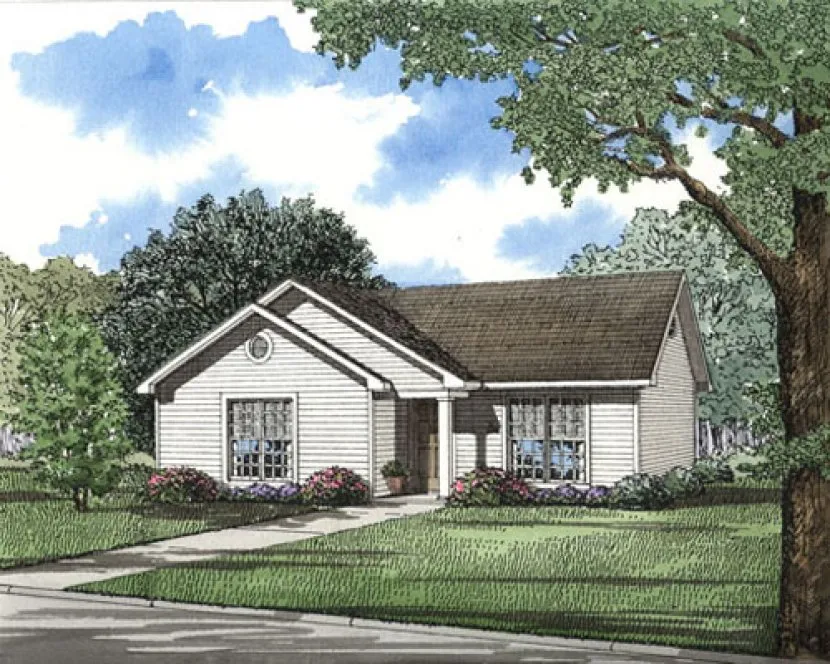 Full Rendering for House Plan #316010