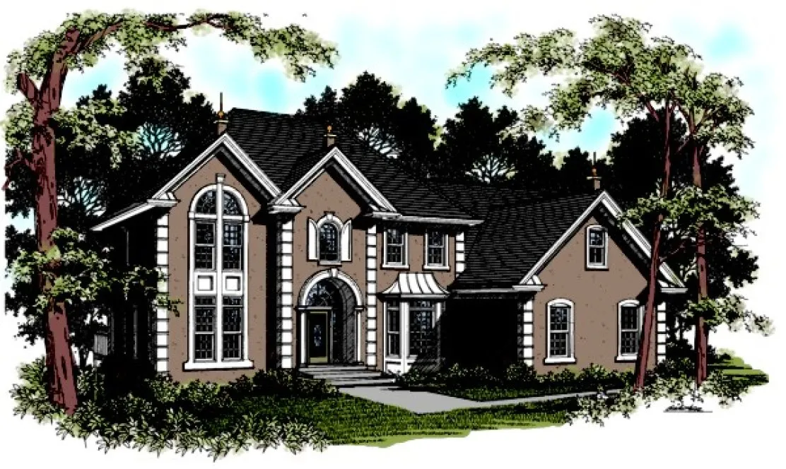 Full Rendering for House Plan #272033