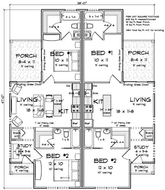 Main Floor Plan for House Plan #245831