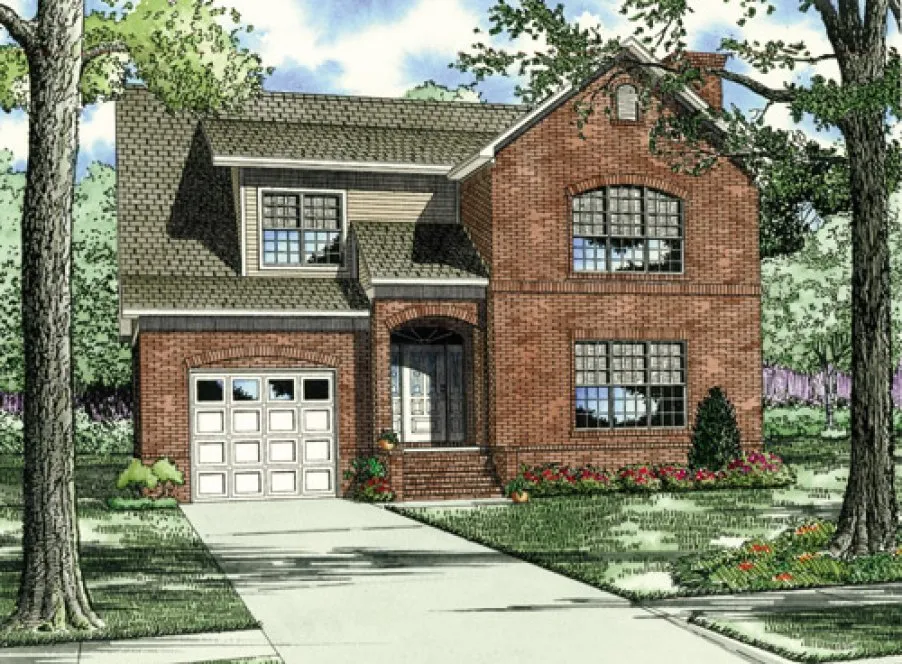 Full Rendering for House Plan #314210