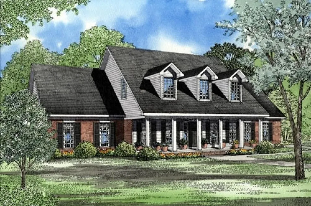 Full Rendering for House Plan #319210