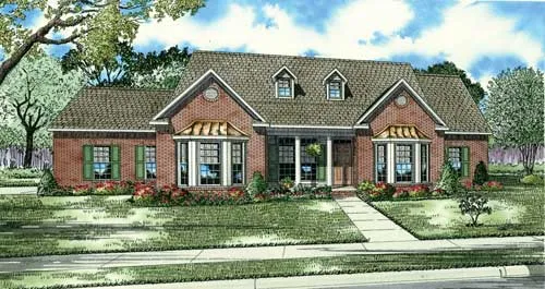 Full Rendering for House Plan #315310