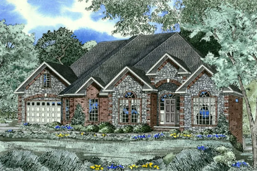Full Rendering for House Plan #316310