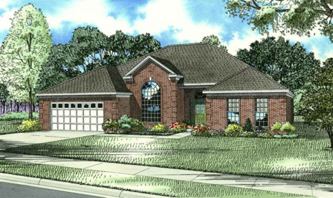 Full Rendering for House Plan #310410