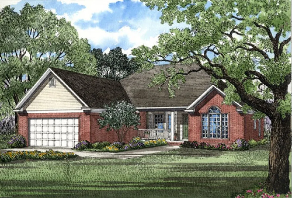 Full Rendering for House Plan #318410
