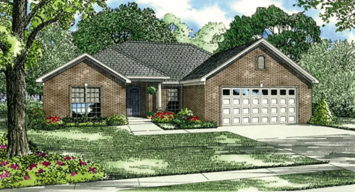 Full Rendering for House Plan #310510