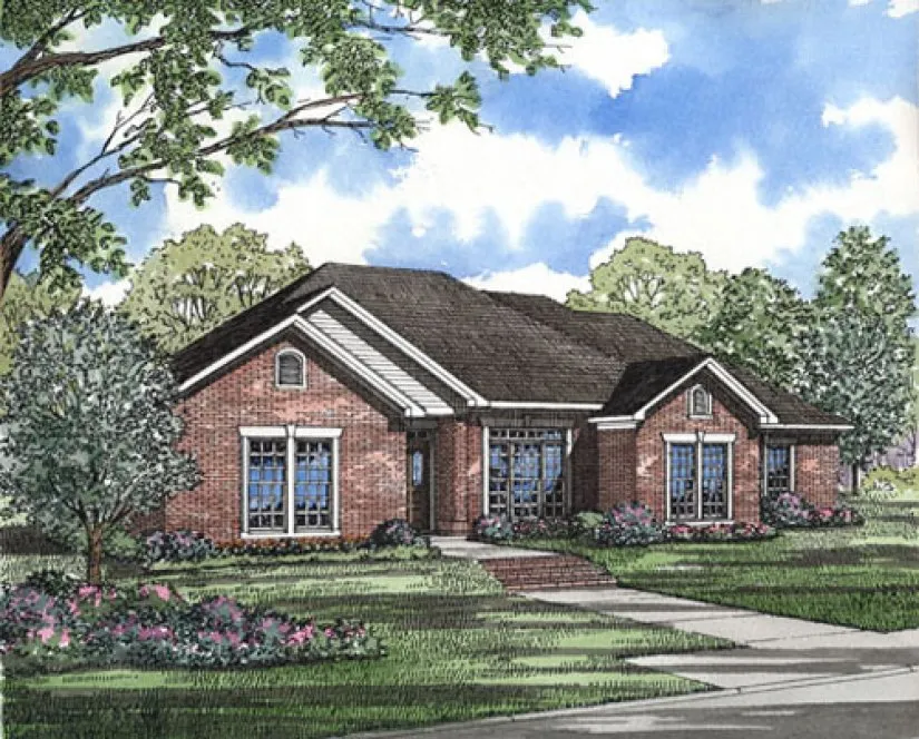 Full Rendering for House Plan #314510
