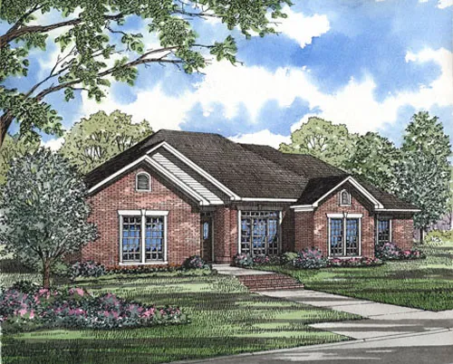 Full Rendering for House Plan #314510
