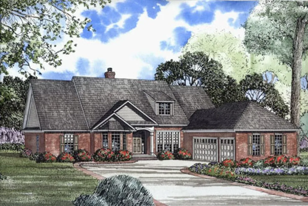 Full Rendering for House Plan #319710