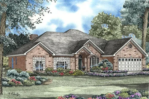Full Rendering for House Plan #316510