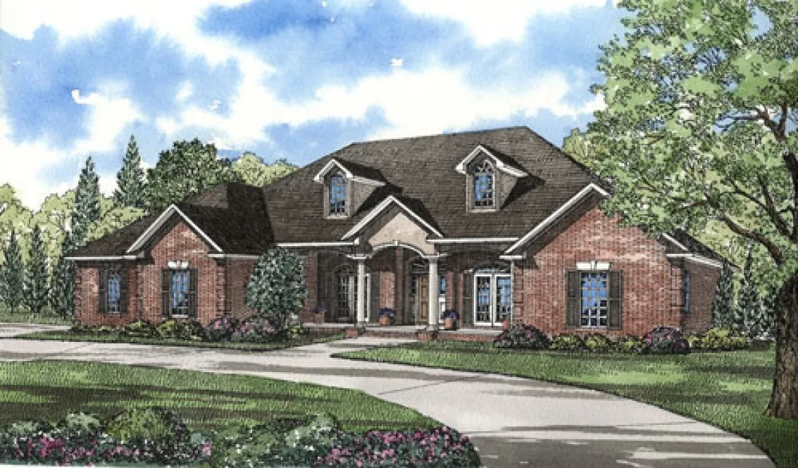 Full Rendering for House Plan #317510