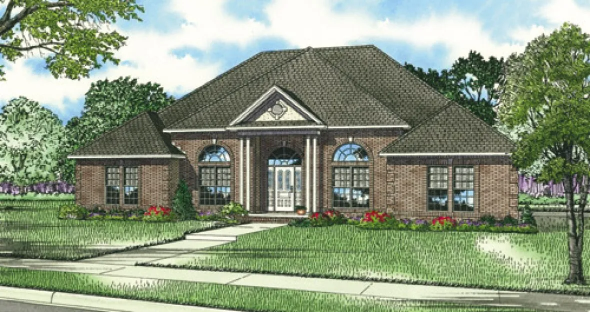 Full Rendering for House Plan #314810