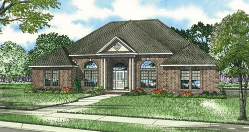 Full Rendering for House Plan #314810