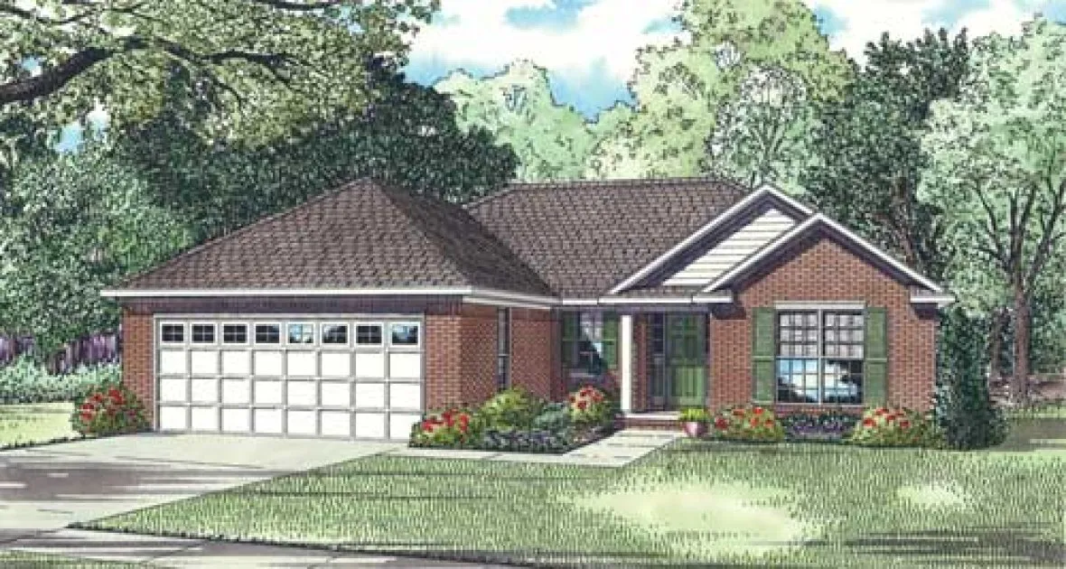 Full Rendering for House Plan #316610