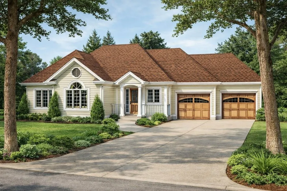 Full Rendering for House Plan #200948