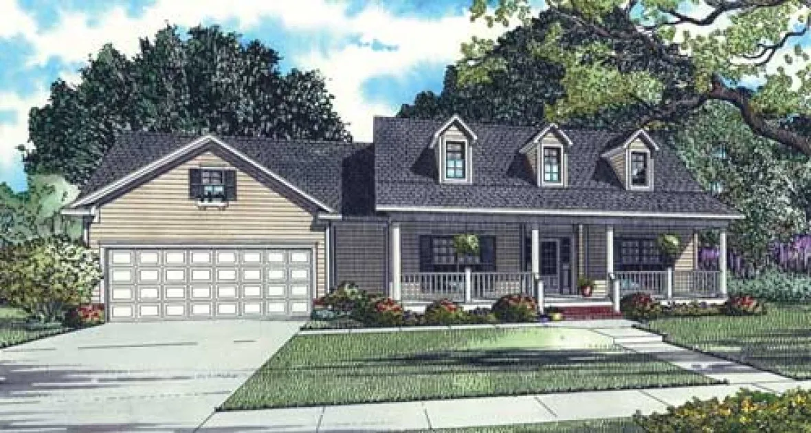 Full Rendering for House Plan #310710