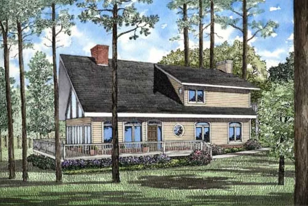 Full Rendering for House Plan #313710