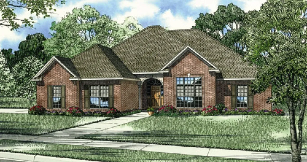 Full Rendering for House Plan #315810