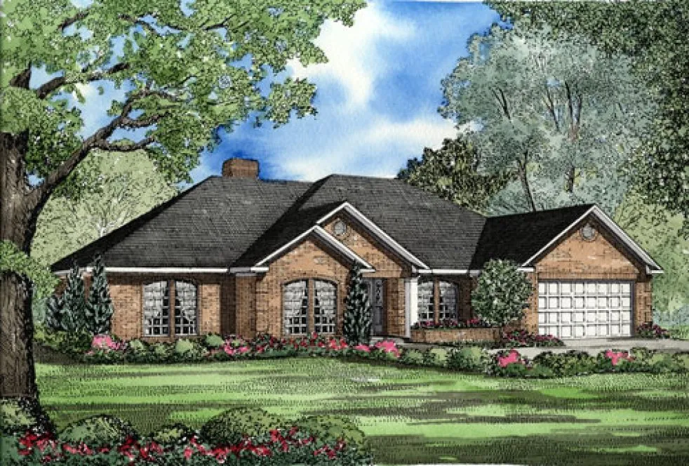 Full Rendering for House Plan #310910