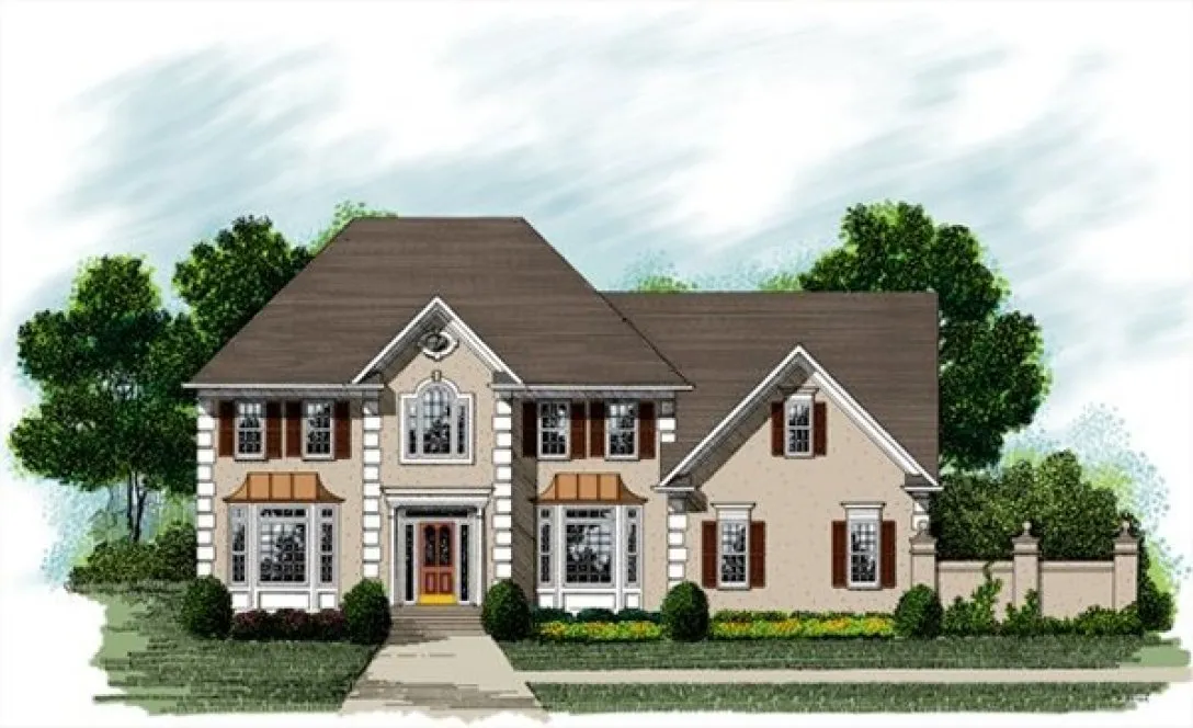 Full Rendering for House Plan #273023