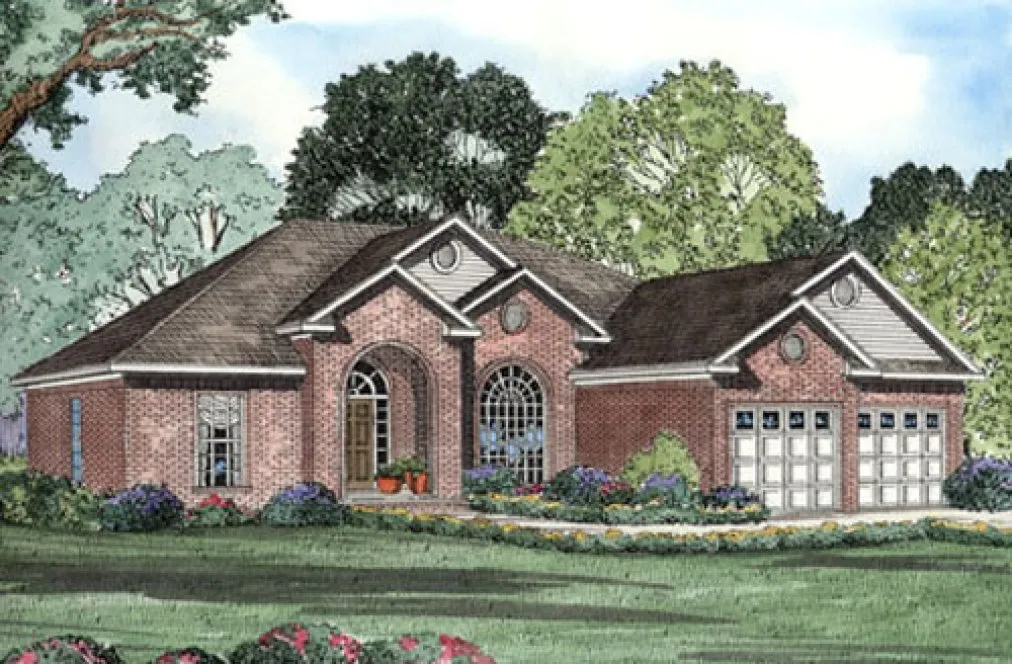 Full Rendering for House Plan #315910