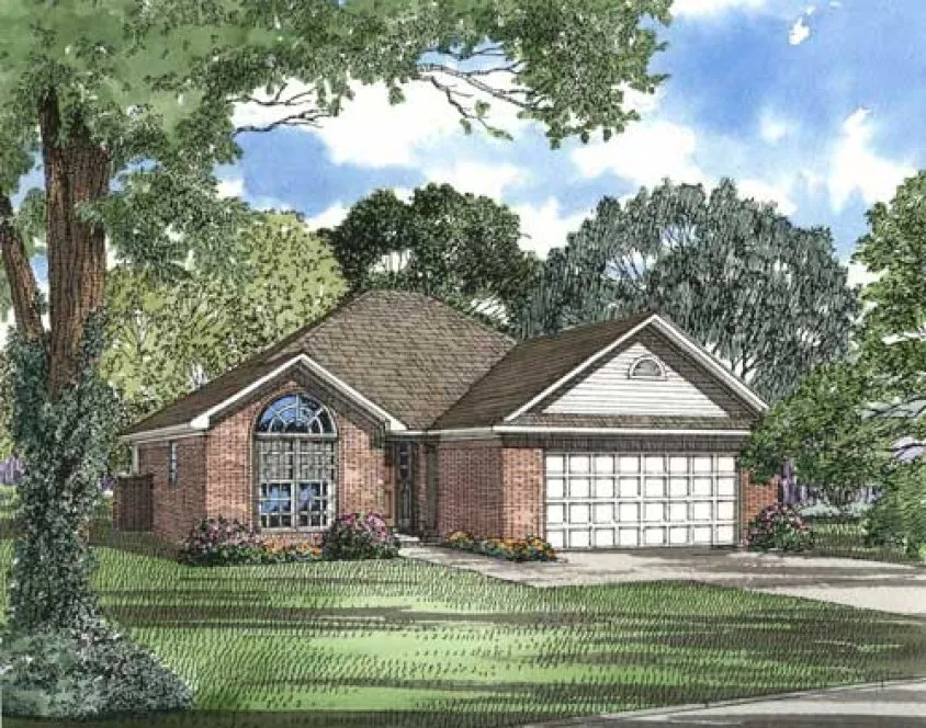 Full Rendering for House Plan #310020