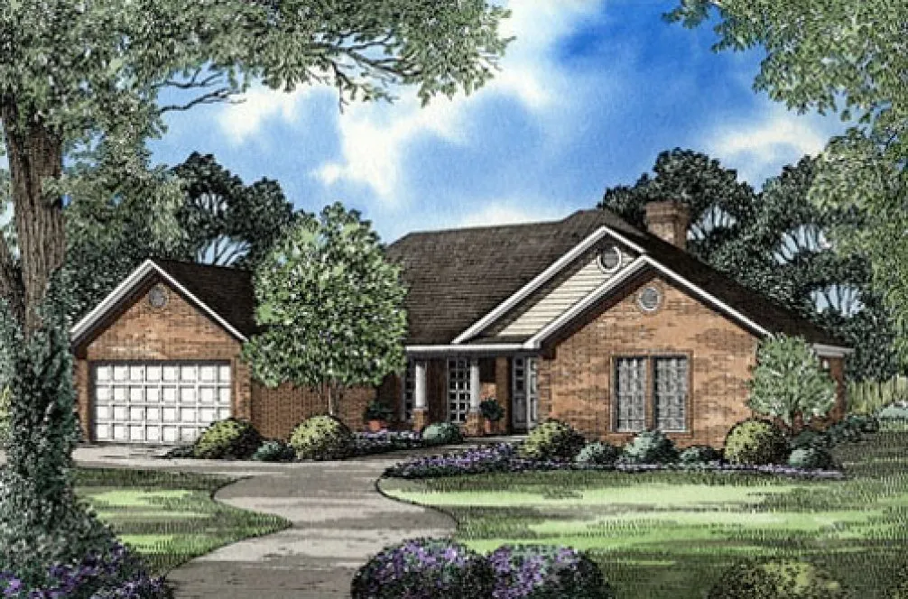 Full Rendering for House Plan #315020