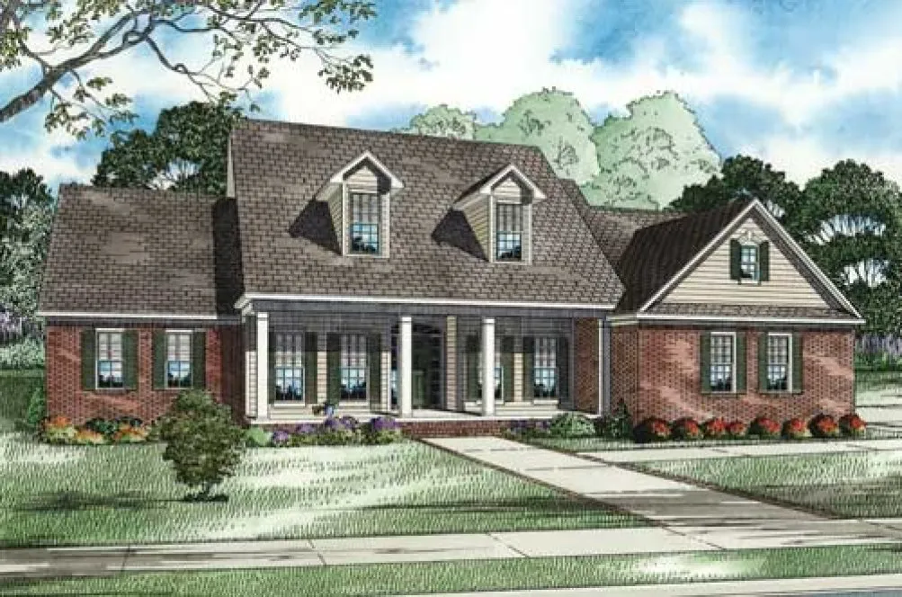 Full Rendering for House Plan #319020