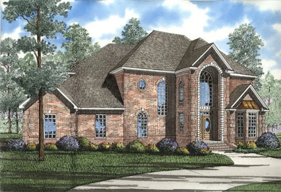 Full Rendering for House Plan #312120