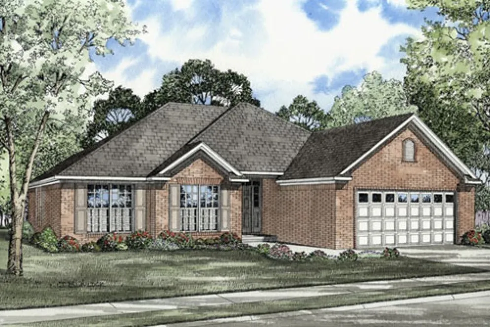 Full Rendering for House Plan #319120
