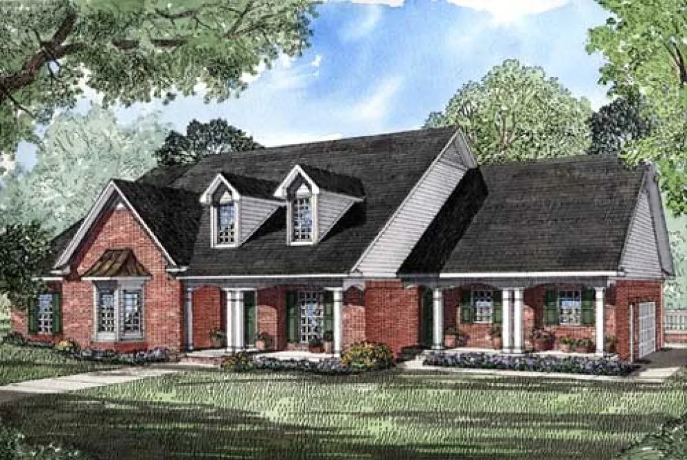 Full Rendering for House Plan #314220