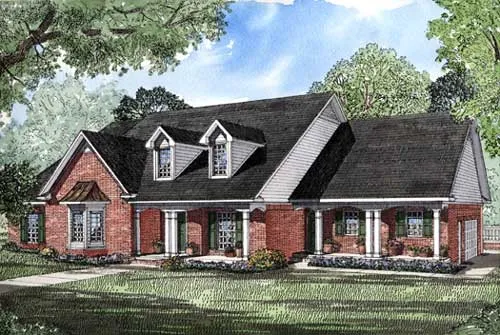 Full Rendering for House Plan #314220